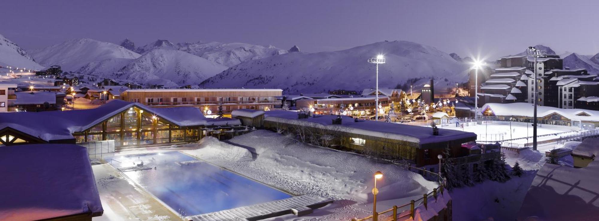 Chalet Alpe D'Huez 1850-Sea And Mountain Pleasure Avec 2 Appartements- 1 Appartement 3 Chambres 8 Couchages - 3 Salles D'Eau Et 1 Appartement 5 Chambres 12 Couchages 5 Salles D'Eau - Jacuzzi Et Sauna -Pieds Des Pistes Et Centre Exteriér fotografie